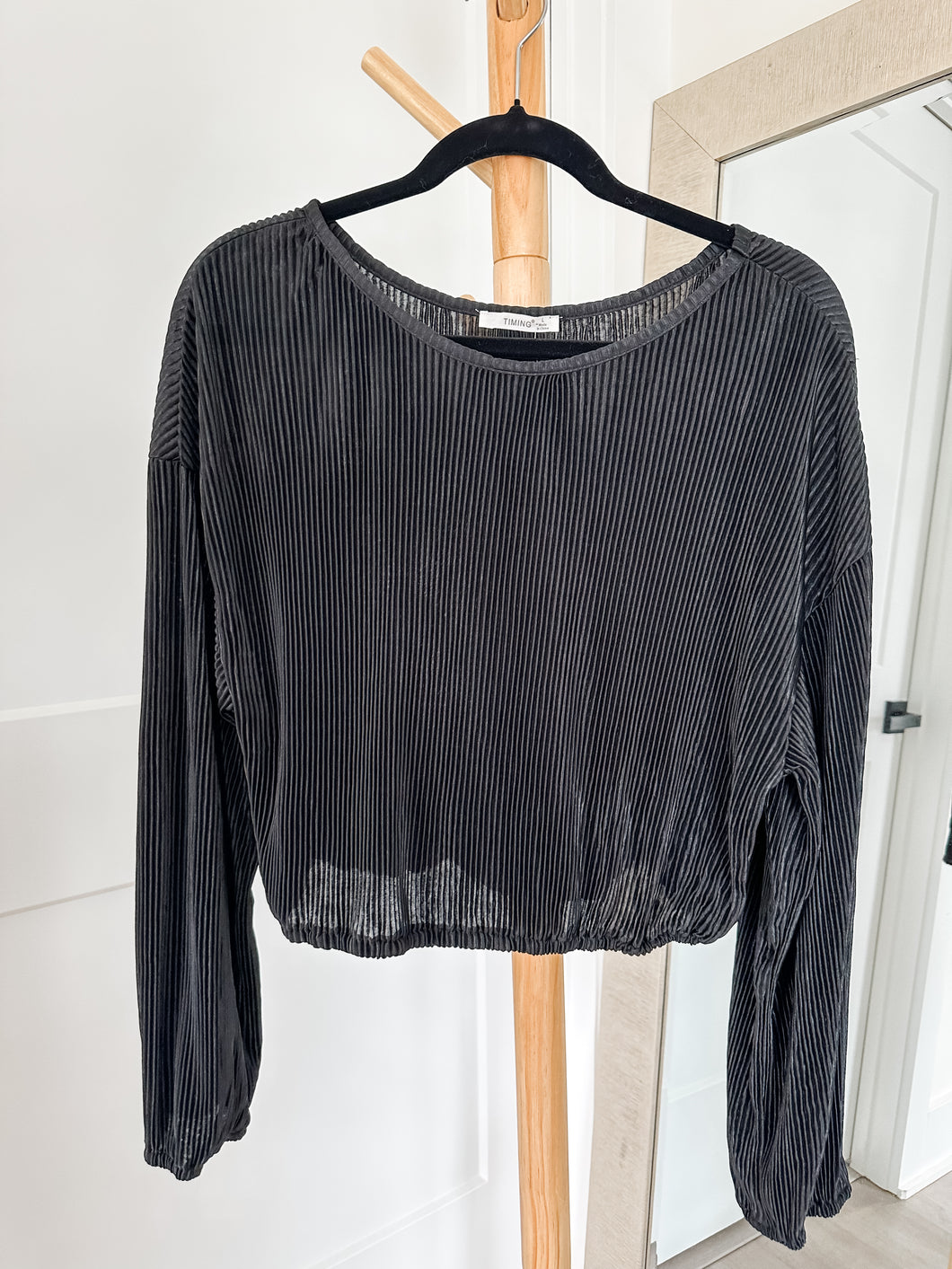 Soiree Pleated Crop Top