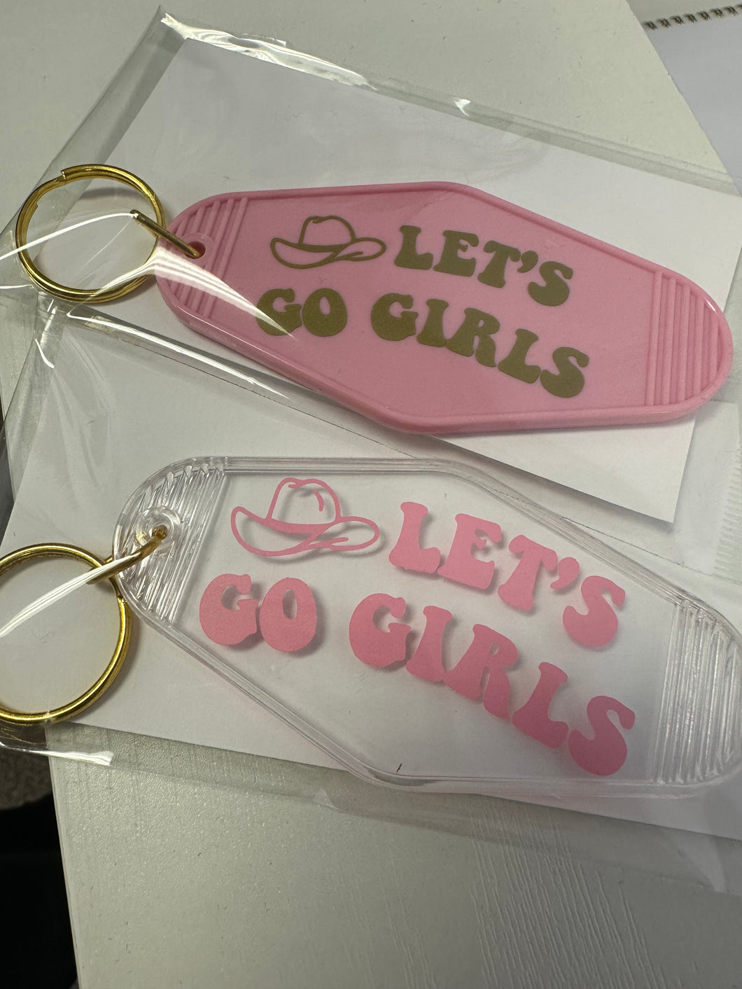 Let's Go Girls Keychain