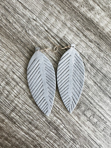 Feather Suede Earrings